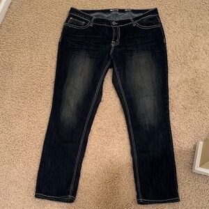 BONGO Dark Wash Straight Leg Jeans